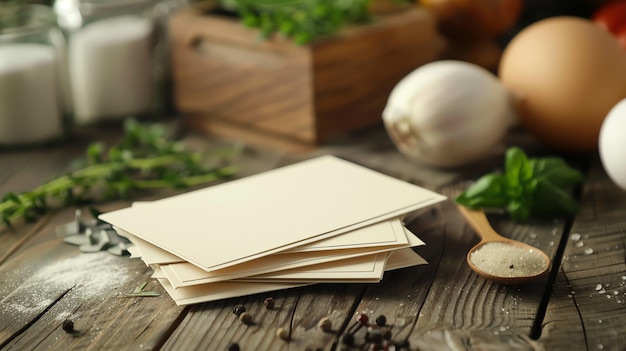 Trzy karty przepisów